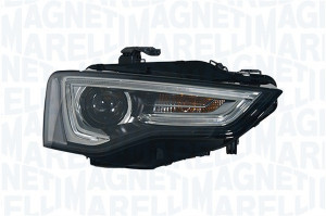 Far Dreapta (bi-xenon, D3S/LED, electric, cu motor, culoare insertie: negru) potrivit AUDI A5 01.06-10.11 - Img 3