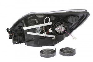Far Dreapta (H1/H7, electric, cu motor, culoare insertie: negru) potrivit FORD FOCUS II, FOCUS II/KOMBI; - Img 2