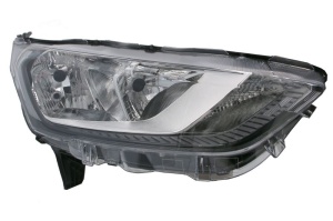 Far dreapta (H15/H7, electric, cu motor, insert negru) potrivit FORD TRANSIT / TOURNEO CUSTOM 07.17- - Img 1