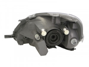 Far Dreapta (H4, electric, cu motor, culoare insertie: cromat, culoare semnalizator: alb) potrivit TOYOTA YARIS -09.05 - Img 2