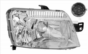 Far Dreapta (H4, electric, cu motor) potrivit FIAT PANDA, PANDA/HATCHBACK 04.09- - Img 3