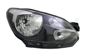 Far Dreapta (H4/W21, electric, fara motoras, culoare insertie: negru) potrivit VW LOAD UP, UP! - Img 3