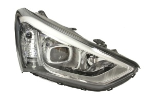 Far Dreapta (H7/H7/LED/PY21W, electric, fara motoras, culoare insert: cromat) potrivit HYUNDAI SANTA FE III DM 2012-2015