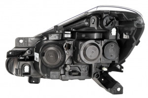 Far Dreapta (halogen, H7/W5W, electric, fara motoras, culoare insertie: negru, culoare semnalizator: transparent) potrivit RENAULT CLIO III, CLIO III/HATCHBACK - Img 4