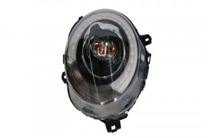 Far Dreapta (LED, fara motoras, culoare insertie: cromat, culoare semnalizator: transparent) potrivit MINI (F55), (F56), (F57), CLUBMAN (F54) - Img 1