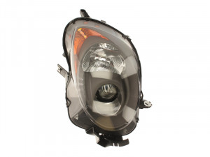 Far dreapta potrivit ALFA ROMEO MITO 2008-2018 - (H7, reglaj electric, cu motoras, fundal negru)