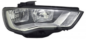 Far dreapta potrivit AUDI A3 2012-2016 - (H15/H7, reglaj electric, cu motoras)