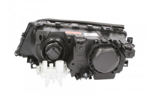 Far dreapta potrivit BMW Seria 3 2001-2006 - (D2S/H7, reglaj electric, cu motoras, fundal negru) - Img 2