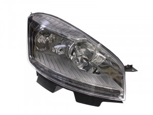 Far dreapta potrivit CITROEN C4 PICASSO 2006-2010 - (H1/H7, reglaj electric, cu motoras, fundal negru)