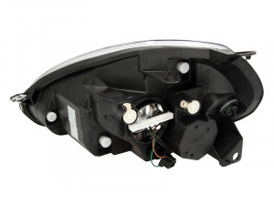 Far dreapta potrivit FIAT PUNTO 2005-2012 - (H4, electric, cu motoras, fundal cromat) - Img 2