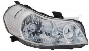 Far dreapta potrivit FIAT SEDICI SUZUKI SX4 2006-2014 - (H4, electric, fundal cromat)