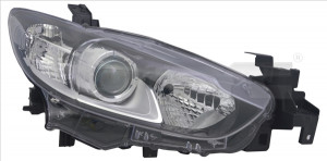 Far dreapta potrivit MAZDA 6 dupa 2012 - (H11/H15, electric, fundal transparent)