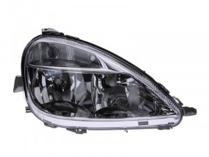 Far dreapta potrivit MERCEDES Clasa A (W168) - (H4/H7, pneumatic, fundal negru)
