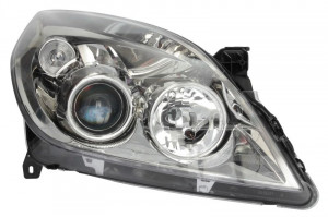 Far dreapta potrivit OPEL SIGNUM, VECTRA C, VECTRA C GTS 2005-2008 - (H1/H7, reglaj electric, fundal cromat)
