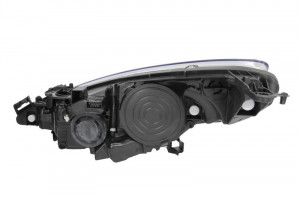 Far dreapta potrivit PEUGEOT 207, 207 CC, 207 SW - (H1/H7, reglaj electric, cu motoras, fundal cromat) - Img 2