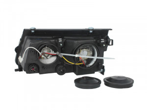 Far dreapta potrivit VW PASSAT 1996-2000 - (H1/H7, reglaj electric, manual, fundal argintiu) - Img 2
