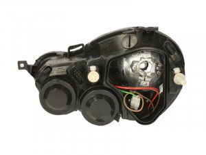Far dreapta potrivit VW POLO 2001-2005 - (H1/H7, reglaj electric, fundal cromat) - Img 2