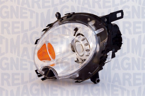 Far Dreapta (xenon, D1S, automat, cu motor, culoare insertie: cromat, culoare semnalizator: galben) potrivit MINI (R56), (R57), (R58), (R59), CLUBMAN (R55), CLUBVAN (R55) - Img 3