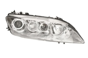 Far fata Dreapta (2*H1, electric, cu motor, culoare insert: cromat) potrivit MAZDA 6 -03.05 - Img 1