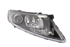 Far fata Dreapta (H1/H7, electric, fara motoras, culoare insert: negru, culoare semnalizator: transparent) potrivit KIA OPTIMA - Img 1