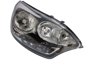 Far fata Dreapta (H1/H7/P21/PY21W, electric, fara motoras, culoare insert: negru) potrivit KIA RIO II, RIO III dupa 2011