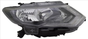 Far fata Dreapta (H11/H9/LED, electric, cu motor) potrivit NISSAN X-TRAIL III -09.17 - Img 3