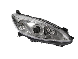 Far fata Dreapta (H11/HB3, electric, fara motoras, culoare insert: cromat, culoare semnalizator: transparent) potrivit MAZDA 5 - Img 1