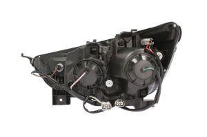 Far fata Dreapta (H11/HB3, electric, fara motoras, culoare insert: cromat, culoare semnalizator: galben) potrivit MITSUBISHI ASX - Img 2