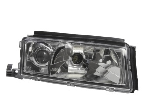 Far fata Dreapta (H3/H4, electric, fara motoras, culoare insert: argintiu) potrivit SKODA OCTAVIA I - Img 1
