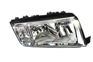 Far fata Dreapta (H3/H7/PY21W/W5W, electric, fara motoras, culoare insert: negru, culoare semnalizator: alb) potrivit SKODA FABIA I, FABIA I PRAKTIK