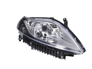 Far fata Dreapta (H4, electric, cu motor, culoare insert: cromat) potrivit LANCIA YPSILON - Img 1