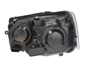 Far fata Dreapta (H4, electric, cu motor, culoare insert: negru) potrivit VW MULTIVAN T5, TRANSPORTER T5 - Img 2