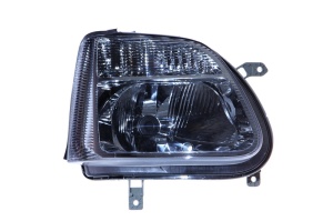 Far fata Dreapta (H4, electric, fara motoras, culoare insert: cromat, culoare semnalizator: transparent) potrivit OPEL AGILA; SUZUKI WAGON R+ - Img 1