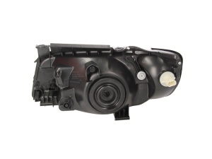 Far fata Dreapta (H4, electric, fara motoras, culoare insert: cromat, culoare semnalizator: transparent) potrivit HYUNDAI MATRIX - Img 2
