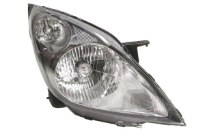Far fata Dreapta (H4/PY21W/W5W, electric, cu motor, culoare insert: cromat) potrivit CHEVROLET SPARK