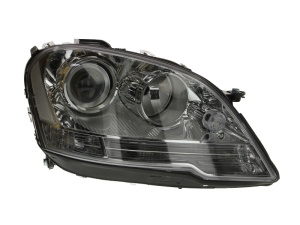 Far fata Dreapta (H7, electric, cu motor, culoare insert: argintiu, culoare semnalizator: galben) potrivit MERCEDES M (W164)