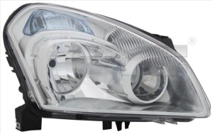 Far fata Dreapta (H7/H7, electric, cu motor) potrivit NISSAN QASHQAI I - Img 3
