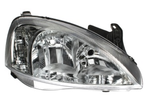 Far fata Dreapta (H7/H7, electric, fara motoras, culoare insert: cromat) potrivit OPEL COMBO TOUR, COMBO/MINIVAN, CORSA C, CORSA C/HATCHBACK