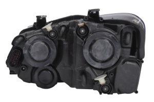 Far fata Dreapta (H7/H7/W5W/WY21W, electric, cu motor, culoare insert: negru) potrivit VW POLO, POLO V - Img 2