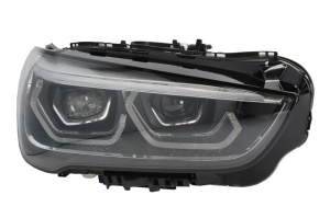 Far fata dreapta potrivit BMW X1 F48 2015-2019 - LED, electric, fara controler LED, nici un controler