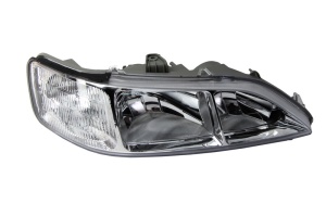 Far fata Stanga (H1/H7, electric, fara motoras, culoare insert: negru, culoare semnalizator: alb) potrivit HONDA ACCORD VI 01.00-12.03 - Img 1