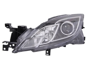 Far fata Stanga (H11, electric, fara motoras, culoare insert: negru) potrivit MAZDA 6 - Img 1
