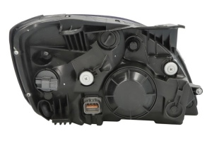 Far fata Stanga (H4/PY21W/W5W, electric, cu motor, culoare insert: negru) potrivit KIA RIO II -12.11 - Img 2