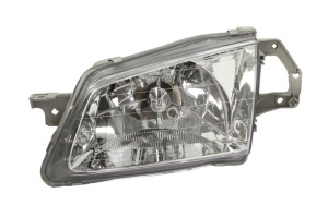 Far fata Stanga (H4/W5W, electric, cu motor, culoare insert: cromat) potrivit MAZDA 323 F VI, 323 S VI