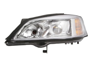 Far fata Stanga (H7/H7, electric, fara motoras, culoare insert: cromat) potrivit OPEL ASTRA G, ASTRA G CLASSIC, ASTRA G/KOMBI - Img 1
