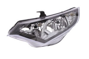 Far fata Stanga (H7/H7/PY21W/W5W, electric, cu motor, culoare insert: negru, culoare semnalizator: alb) potrivit HONDA CIVIC IX -10.14 - Img 1