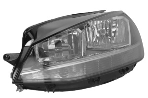 Far fata Stanga (H7/H9/LED/WY21W, cu motor) potrivit VW GOLF ALLTRACK 7, GOLF SPORTSVAN 7, GOLF 7