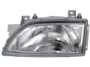 Far fata Stanga (halogen, H4/W5W, electric, manual, mecanic, fara motoras, culoare insert: cromat) potrivit FORD ESCORT V, ESCORT V EXPRESS, ORION III -01.95 - Img 2