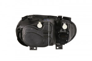 Far stanga (H1/H3/H7, reglaj electric, cu motoras, fundal cromat) VW GOLF IV - Img 2