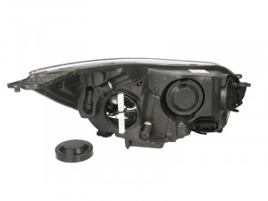 Far stanga (H1/H7, reglaj electric, cu motoras, fundal negru) FORD FOCUS III - Img 2